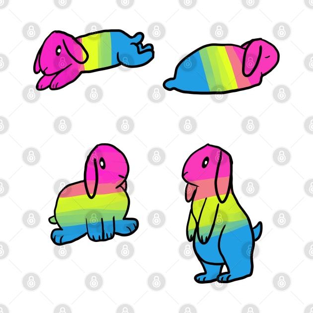 Fun Bun: Pan Pride Lop by tuesdaysart