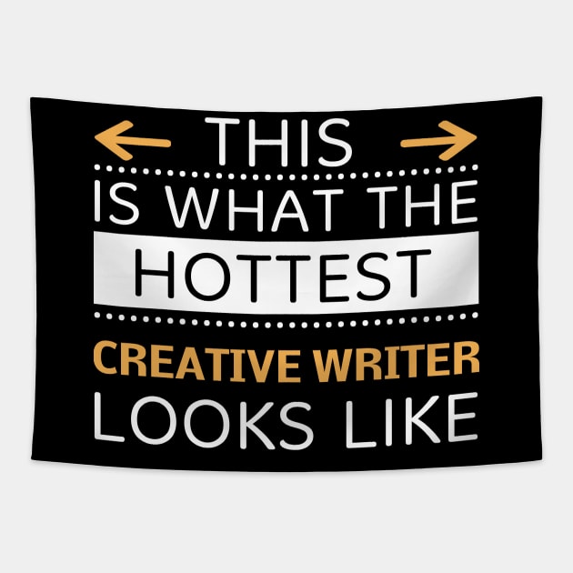 Creative Writer Looks Like Creative Job Typography Design Tapestry by Stylomart