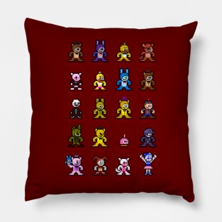 8-bit FNAF World Pillow