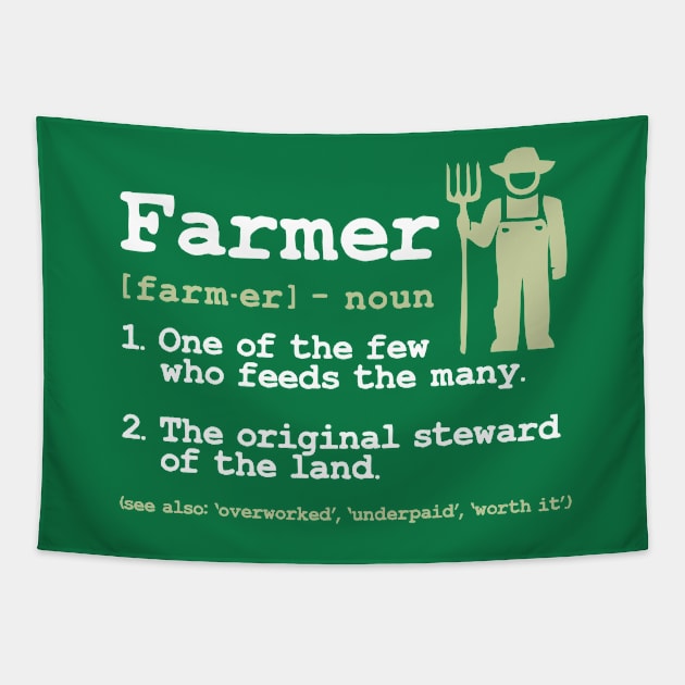 Definition of a Farmer Tapestry by FarmOn