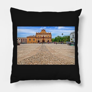 Cathedral, San Cristobal de las Casas, Mexico Pillow