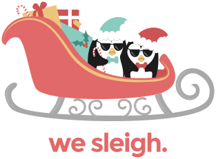 We Sleigh. Magnet