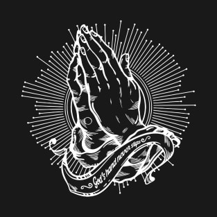 'God's Hands Never Slip' Religion Shirt T-Shirt