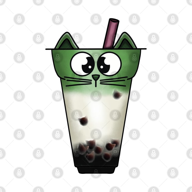 Boba Meow Tea by Nuffypuffy