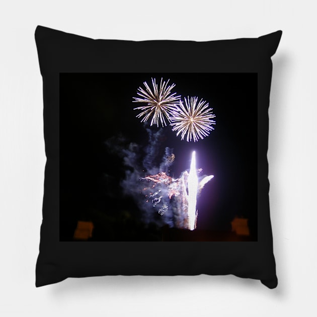 Fireworks Pillow by robsteadman