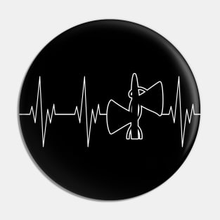 Scary Siren Head heartbeat Pin