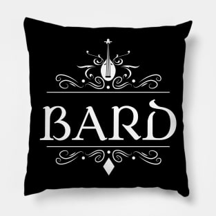 Bard Character Class TRPG Tabletop RPG Gaming Addict Pillow