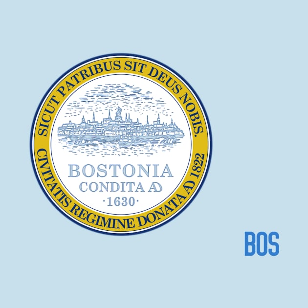 The city flag of Boston by mplusshift2