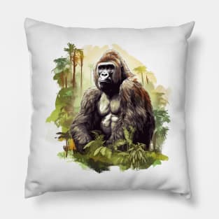 Black Gorilla Pillow