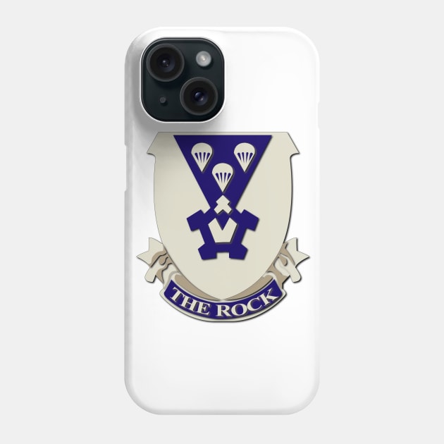 1st Battalion, 503rd Infantry (Airborne Infantry) without Text Phone Case by twix123844