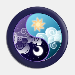 My Little Pony - Subtle Brony Yin Yang Circle Pin