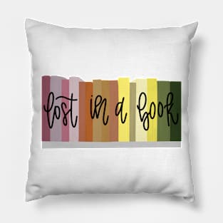 “Lost in a Book”! Sticker Pillow