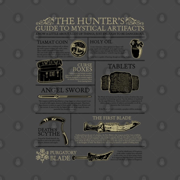 The Hunters Guide to Mystical Artifacts by mannypdesign