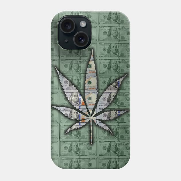 SKILLHAUSE - MONEY and THE WEED Phone Case by DodgertonSkillhause