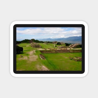 Site archéologique de Monte Alban, Oaxaca Mexique Magnet