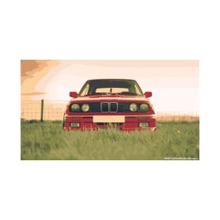 BMW E30 Vert T-Shirt