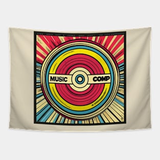 Vinyl Record LP Pop Art Style Tapestry