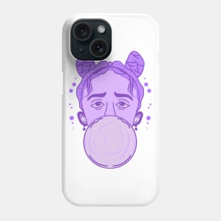 Purple Woman with Candy Phone Case