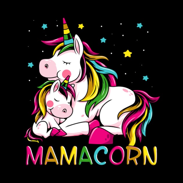 Mamacorn Mothers Day Unicorn Mom Mommycorn by HypeRamen