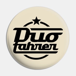 Duo driver logo v.1 (black) Pin