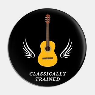 Classically Trained Classical Acoustic Guitar Wings Pin