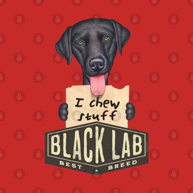 Black Lab Best Breed by Danny Gordon Art