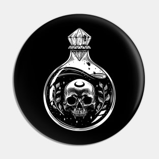 Poison. Vampire Skull Pin