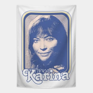 Anna Karina // ORIGINAL Retro Nouvelle Vague Fan Design Tapestry