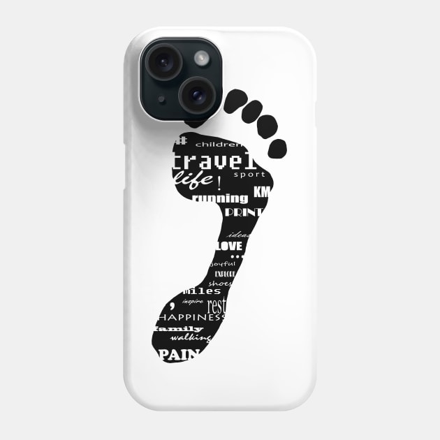 Footprint Phone Case by DarkoRikalo86