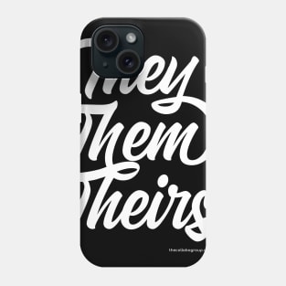 They, Them, Theirs "Swooshy" Pronouns Phone Case