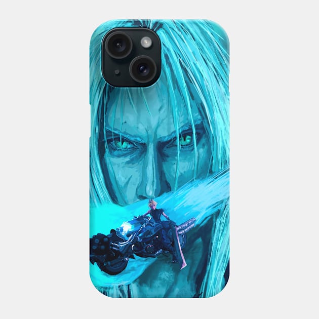 Cloud and Sephiroth Phone Case by Art Of Lunatik