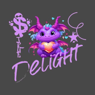 Cartoon True Delight Dragon T-Shirt