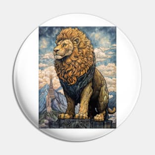 Fantastical Lion Pin