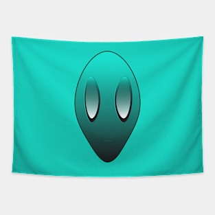 Green Alien Tapestry