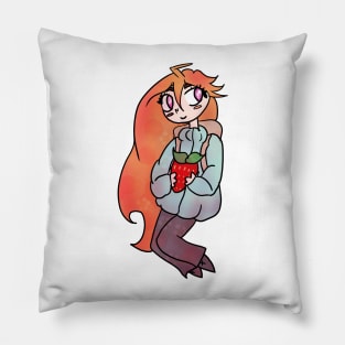 Celeste Protagonist Madeline Strawberry Sticker and Others Pillow