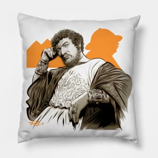 Peter Ustinov - An illustration by Paul Cemmick Pillow