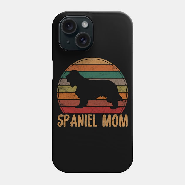 Retro Spaniel Mom Gift Dog Mother Pet English Cocker Mama Phone Case by rhondamoller87