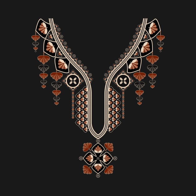 African embroidery by PaepaeEthnicDesign