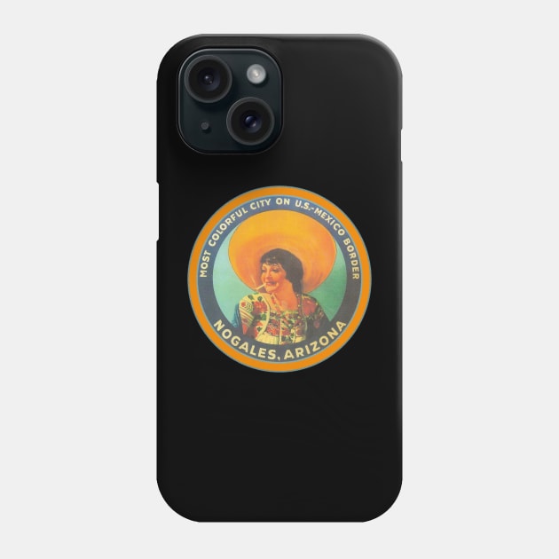 Nogales, AZ The Most Colorful City on the U.S. Mexico Border Phone Case by Nuttshaw Studios