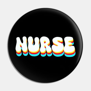 Retro nurse Pin