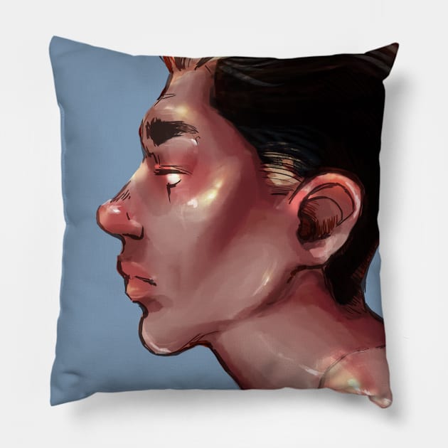 spirit boy Pillow by Tobya98