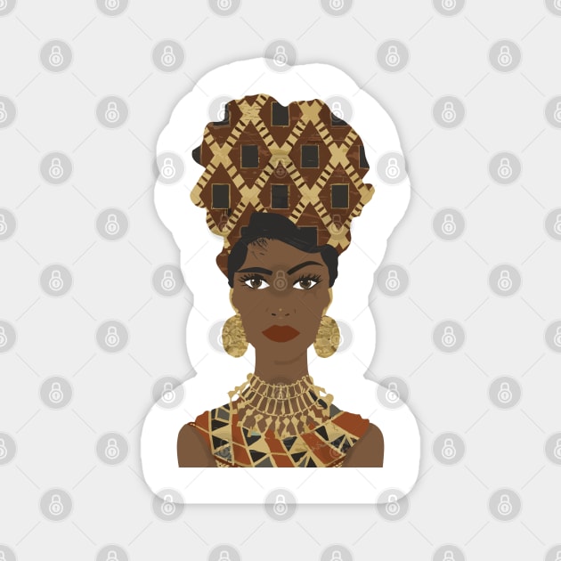 Afrocentric Woman Magnet by Graceful Designs