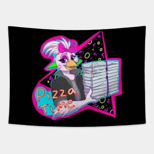 Pizza Time Chic Tapestry