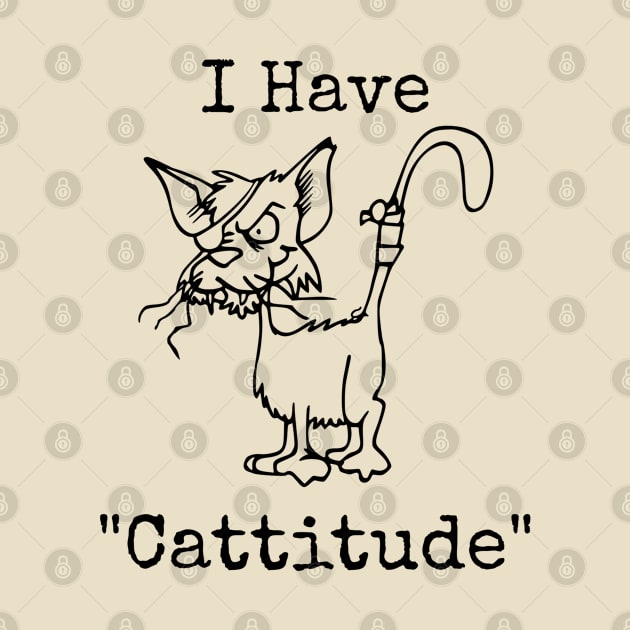 I have Cattitude by CasualTeesOfFashion