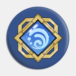 Liyue Hydro Vision Pin