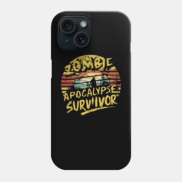 Zombie Apocalypse Survivor Phone Case by woormle