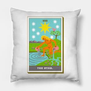 XVII - The Star - Tarot Card Pillow