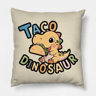 Taco Dinosaur Pillow