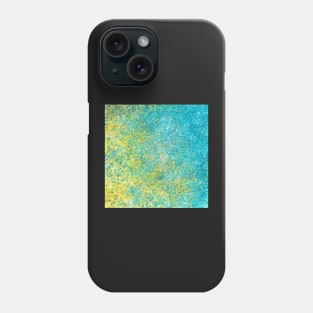 Abstract sea design blue Phone Case