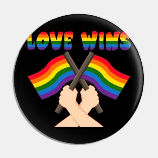 Love Wins, Love Wins design Pin